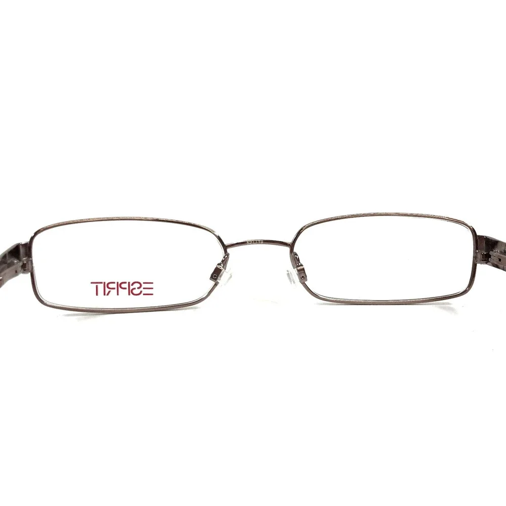Esprit Eyeglasses Frames ET9374 535 Copper Brown Rectangle Full Rim 52-19-135